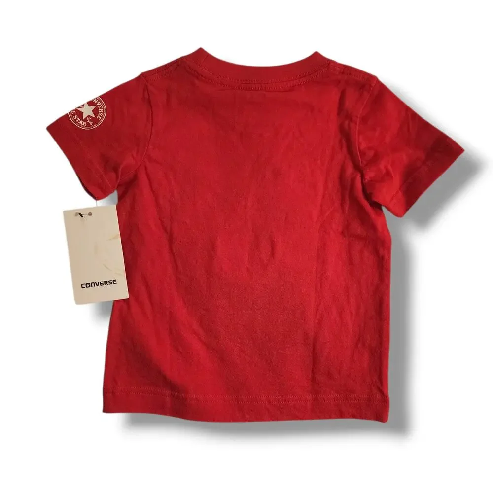 Converse All Star Chuck Taylor Wolf Short Sleeve Tee Shirt NWT